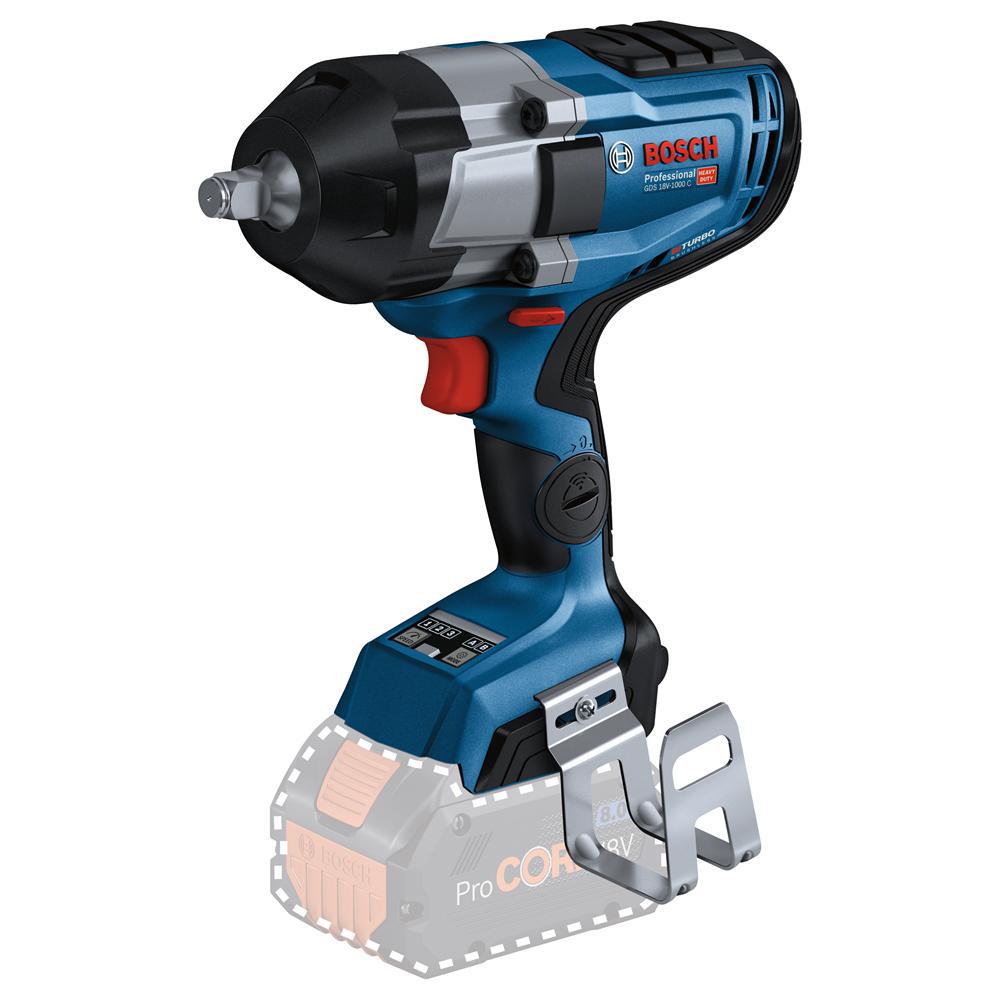 Bosch Professional GDS 18V-1000 C Accu slagmoersleutel 1000Nm 1/2" frictiering 18V Basic Body - 06019J8000