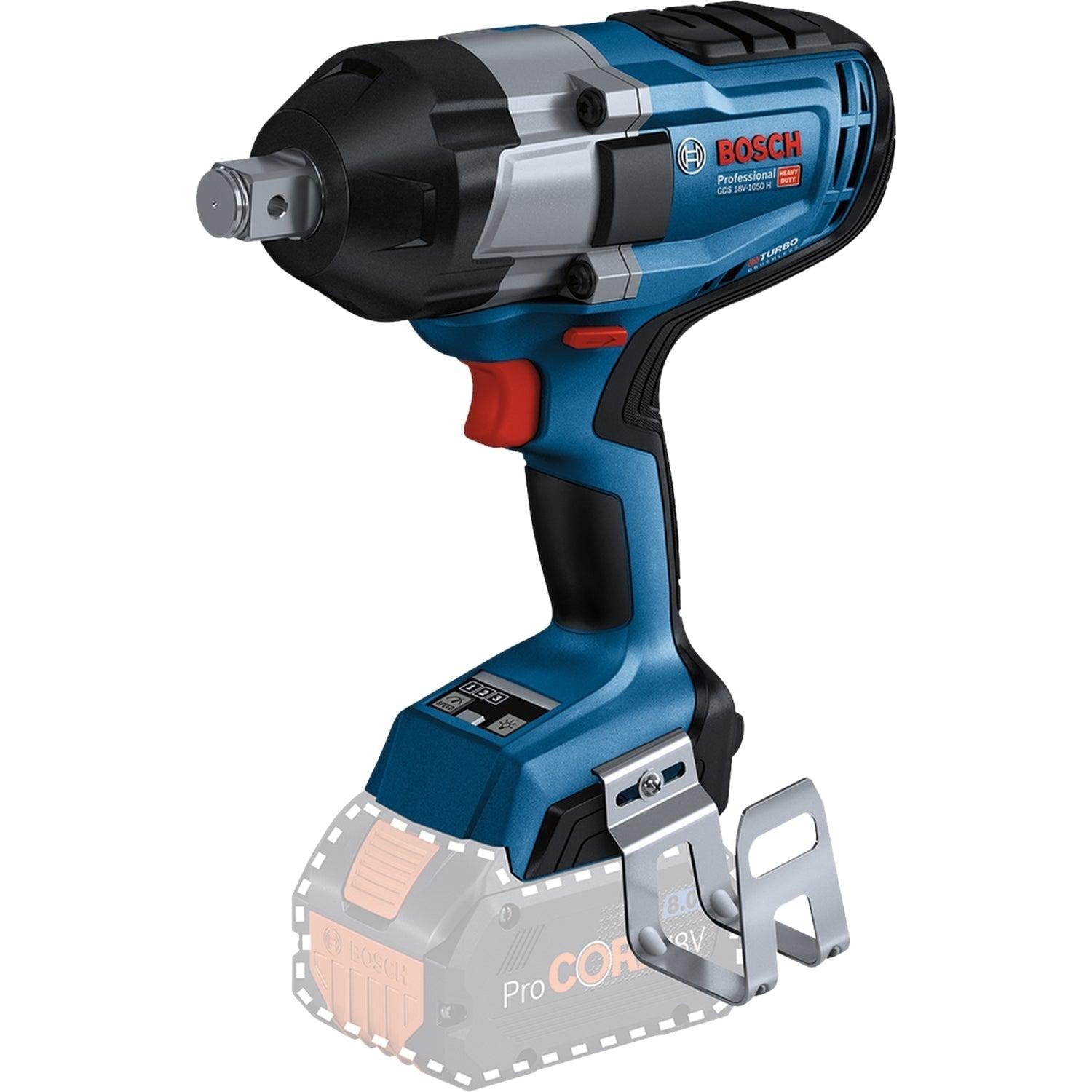 Bosch Professional GDS 18V-1050 H Accu slagmoersleutel 1050Nm 3/4" frictiering 18V BITURBO Basic Body - 06019J8500 afbeelding