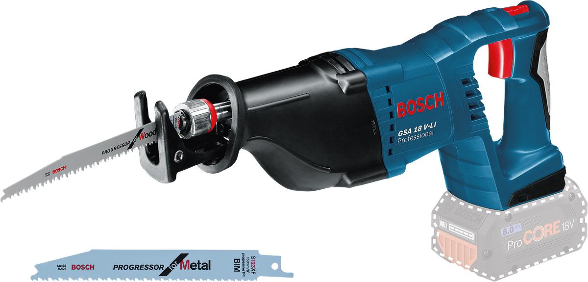 Bosch Professional GSA 18V-LI – Basic Body in doos