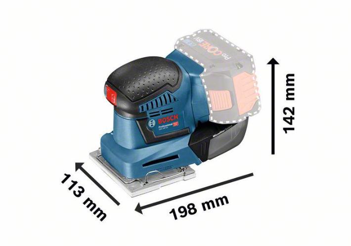 Bosch Professional GSS 18V-10 – Basic Body met accessoires in L-BOXX 136