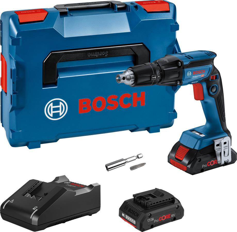 Bosch Professional GTB 18V-45 – Set 2× ProCORE18V 4,0Ah + GAL 18V-40 in L-BOXX 136