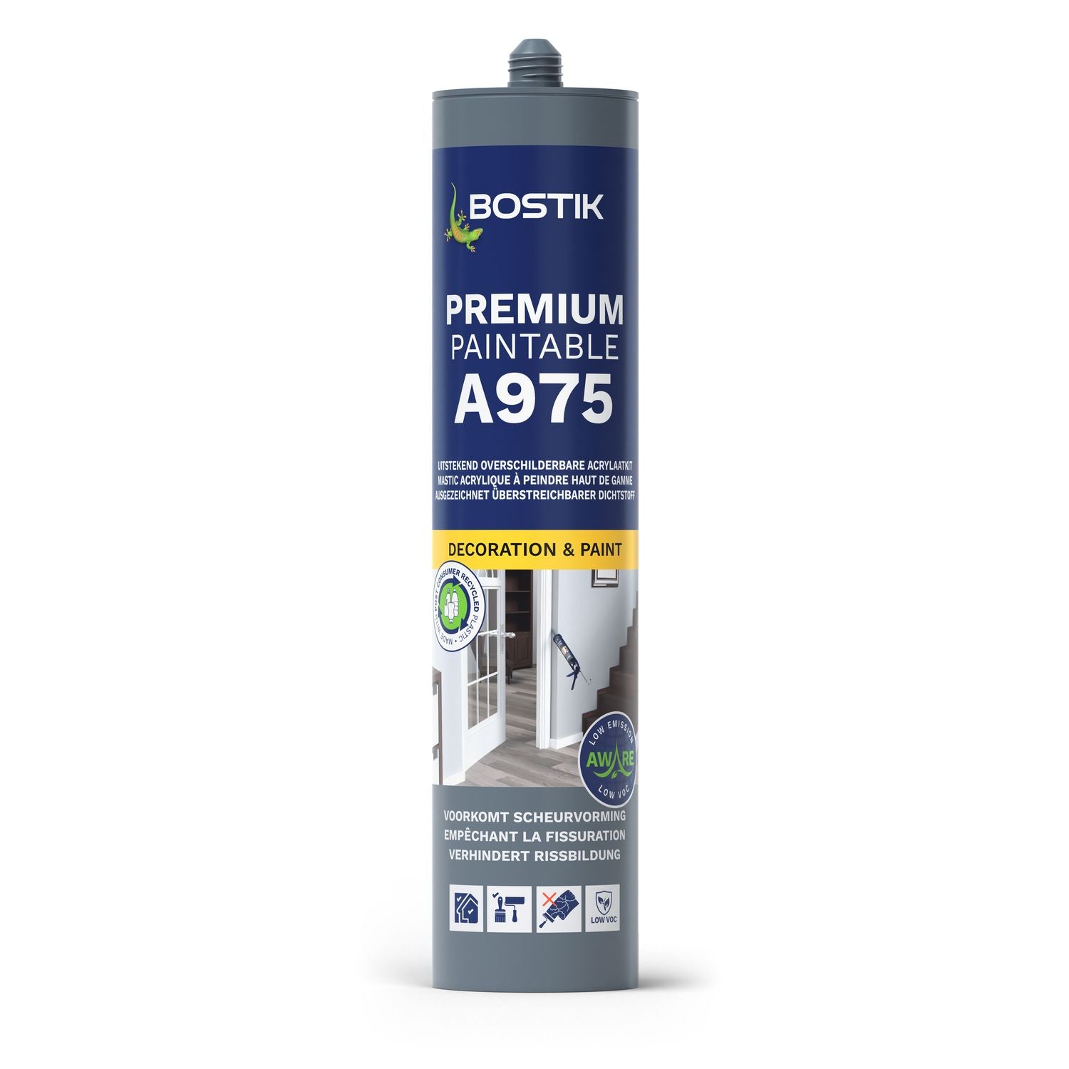 Bostik A975 Acrylkit wit overschilderbaar 310ml - 30614705 afbeelding