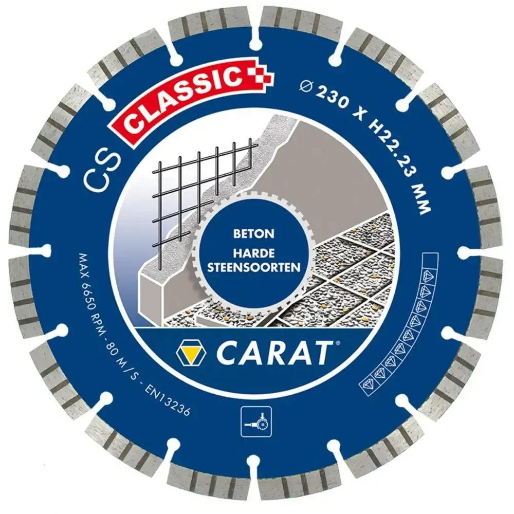 Carat CS CLASSIC Diamantschijf beton/hard steen 230x22,23mm - CSC2303000 afbeelding 1