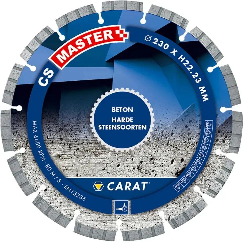 Carat CS MASTER Diamantschijf beton/hard steen 230x22,23mm - CSM2303000 afbeelding 1