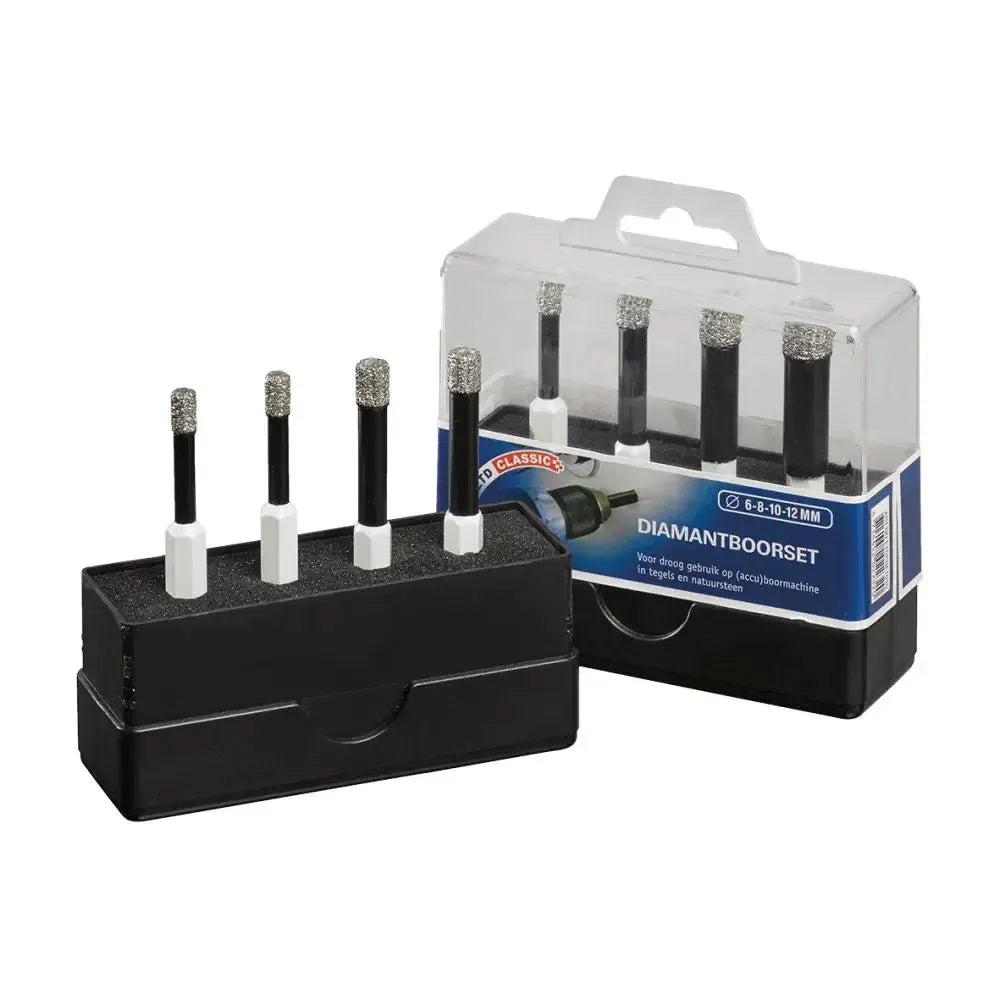 Carat ETDC CLASSIC Diamantboorset Ø6-8-10-12mm - ETDCSET010 afbeelding 1