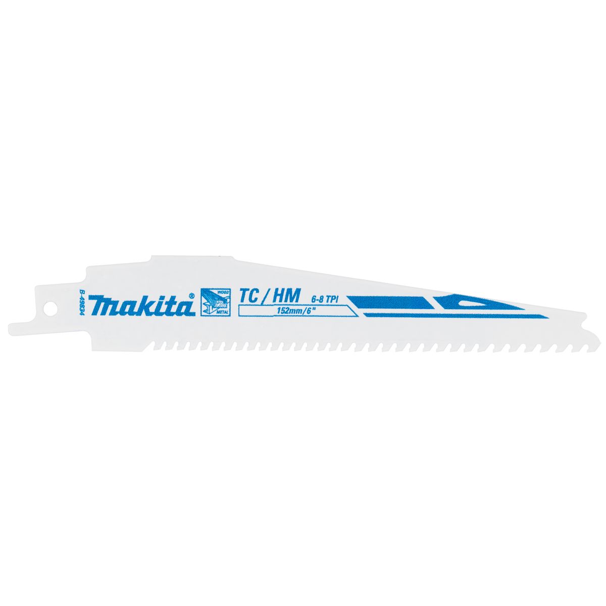 Makita B-49834 Reciprozaagblad Hout/Staal 132mm