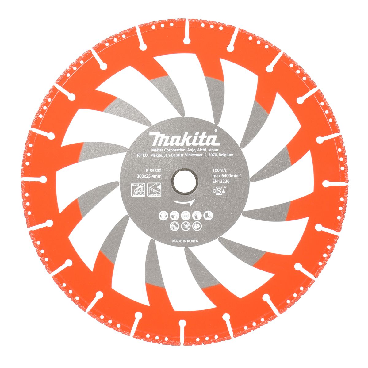 Makita B-55332 Diamantschijf Rescue | 300 x 25,4 x 3,4 mm