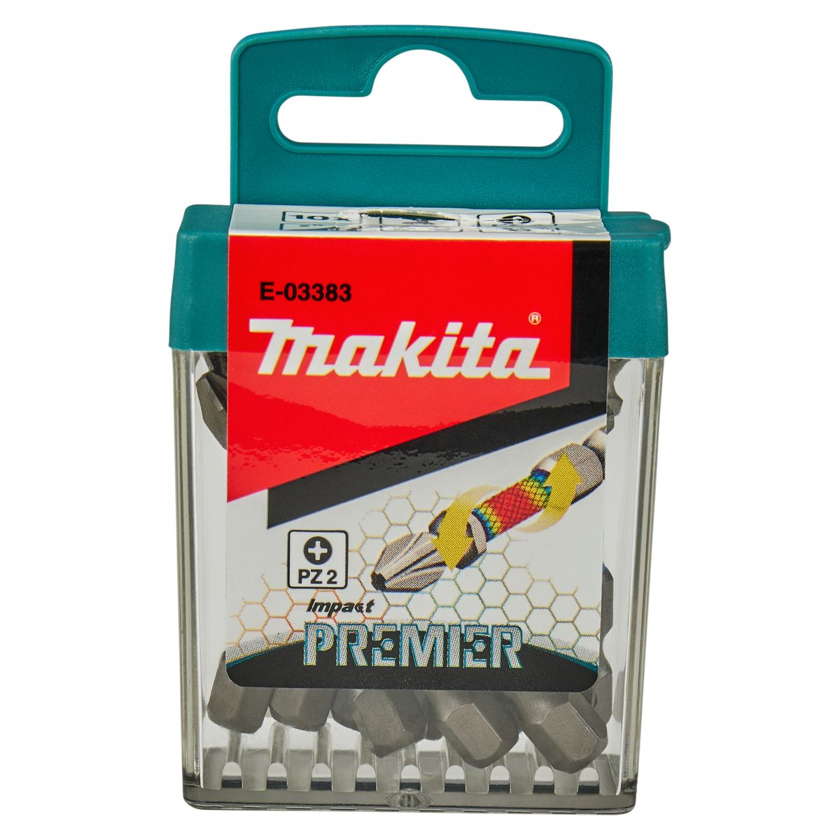 Makita E-03383 Impact Premier Slagschroefbit PZ2 x 50 mm 10 stuks