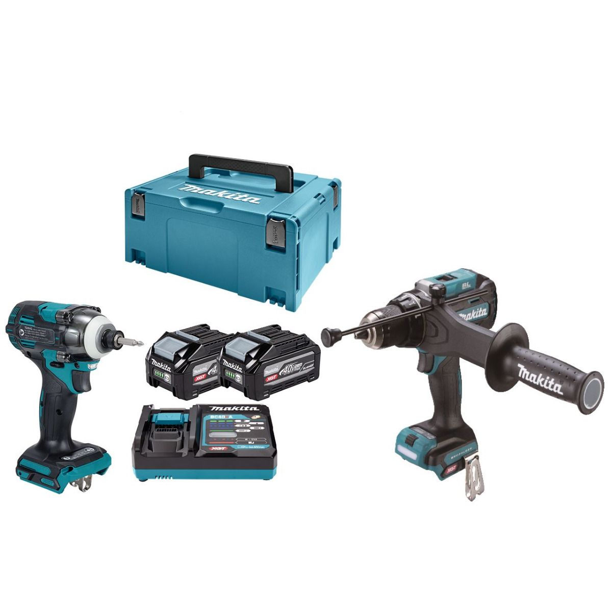 Makita DK0249G201 Accu combiset 2-delig (HP003G + TD004G) XGT 40V Max 4.0Ah in Mbox