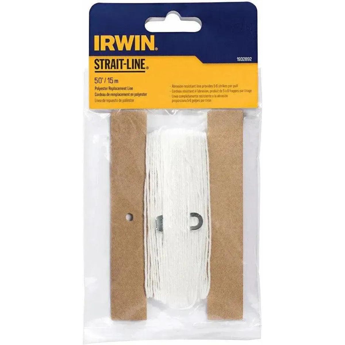 Irwin 15 m/50' vervangkoord van polyester - 1932892