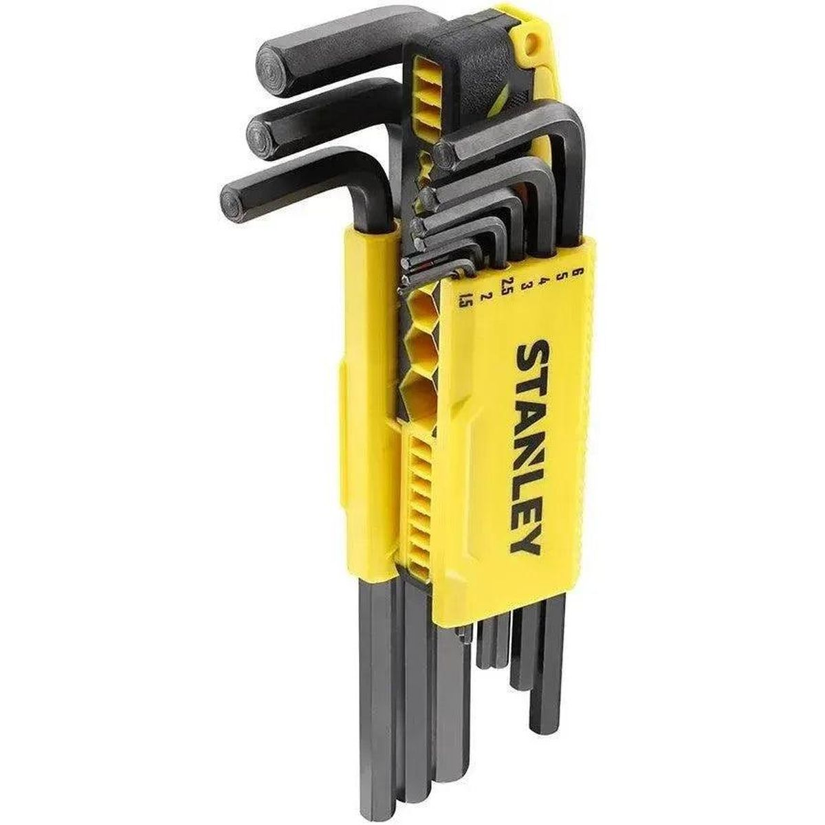 Stanley 0-89-904 Stiftsleutelset 10-Dlg Hex Grip