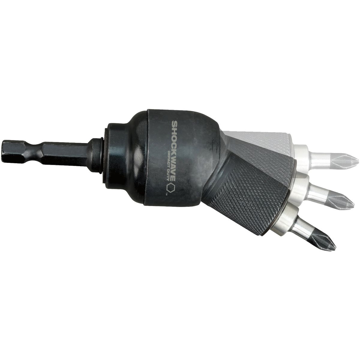Milwaukee KNUCKLE™ zwenkbare bithouder + 10x SHOCKWAVE™ bits - 4932459781