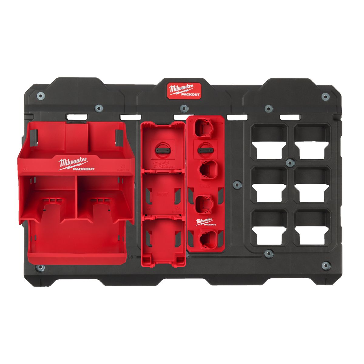 Milwaukee PACKOUT™ Werkplaats wandopbergsysteem | powertool set - 4932493620