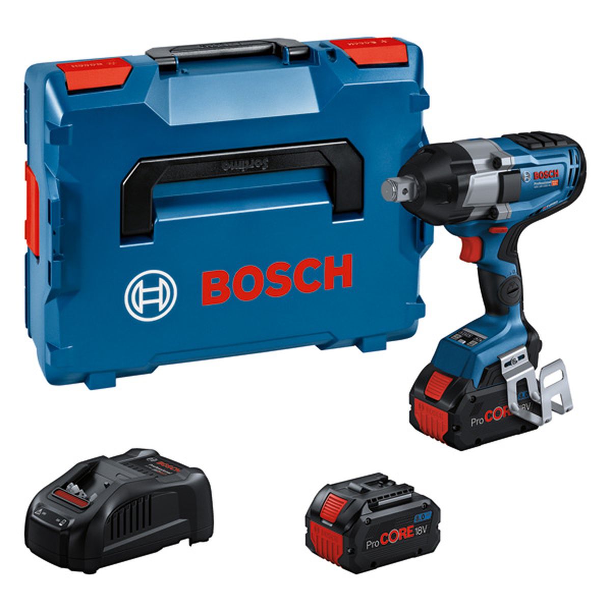 Bosch Professional PRO GDS 18V-1050 HC Accu slagmoersleutel 1050Nm 3/4" 2x ProCore 8.0Ah + CoMo - 06019J8202