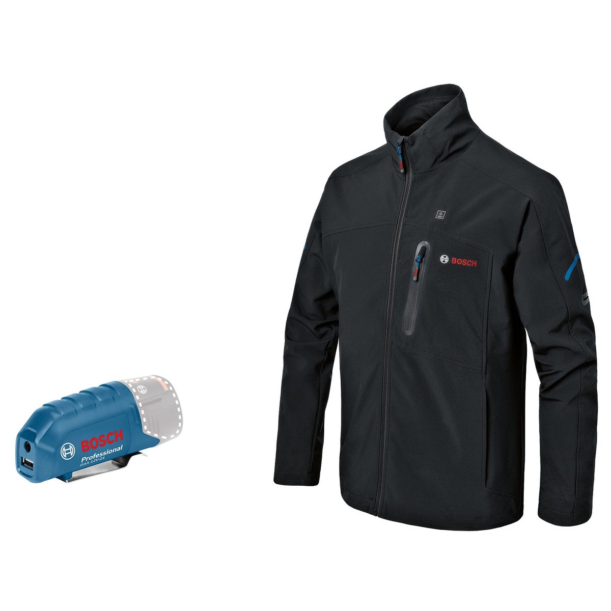 Bosch Professional PRO GHJ 12+18V XA 2XL Verwarmde jas zwart - 06188000E1