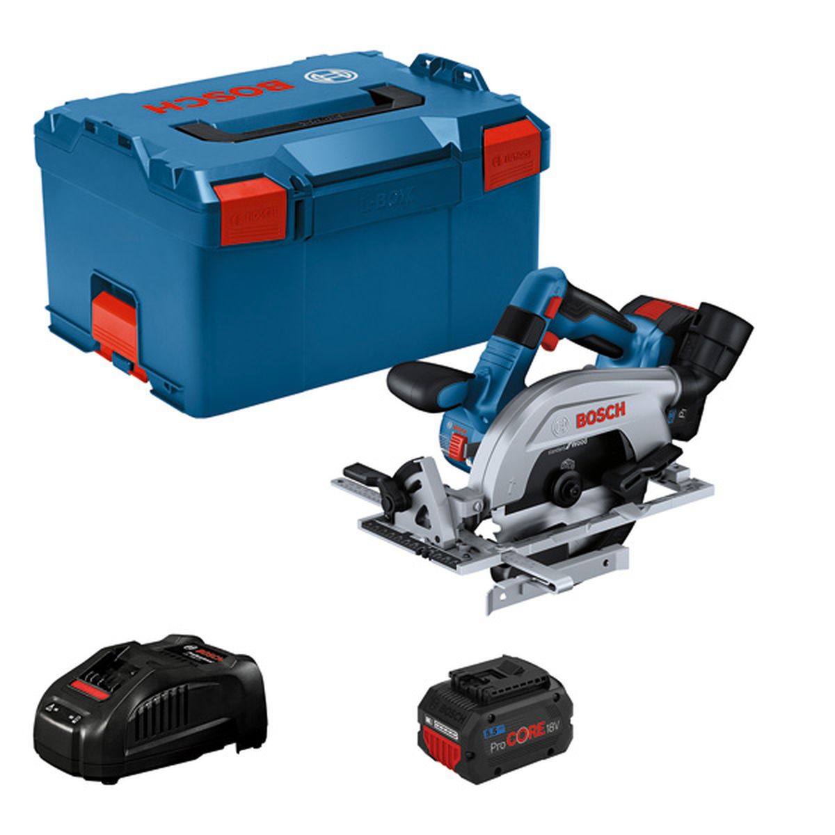Bosch Professional PRO GKS 18V-57-2 L Accu cirkelzaag 165 mm 2x ProCore 5.5Ah - 06016C1102