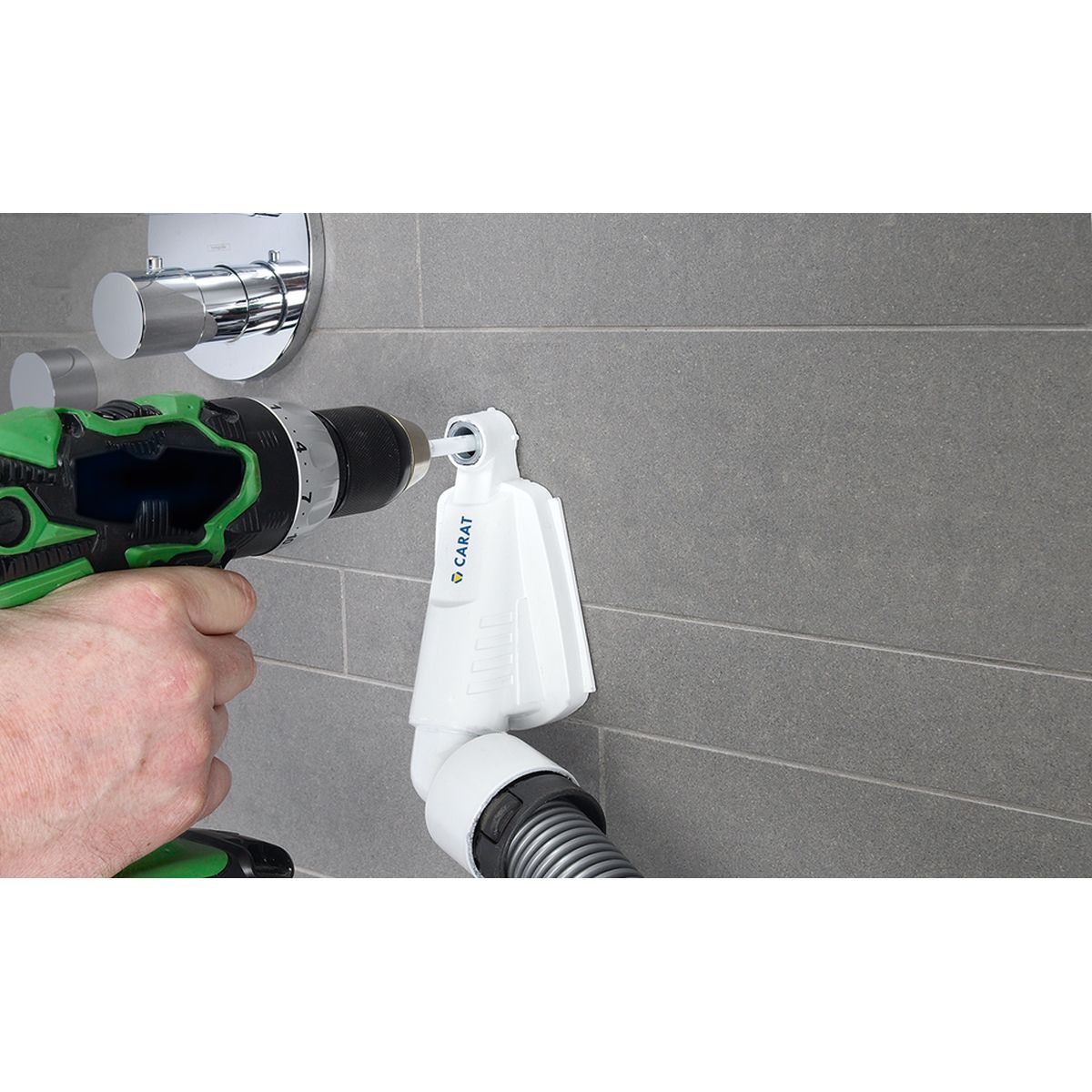 Carat Diamantboorset ETD voor droog gebruik, Ø 6-8-10-12 mm, zeskantopname, met centreerhulp en stofafzuiging - ETDSET0200