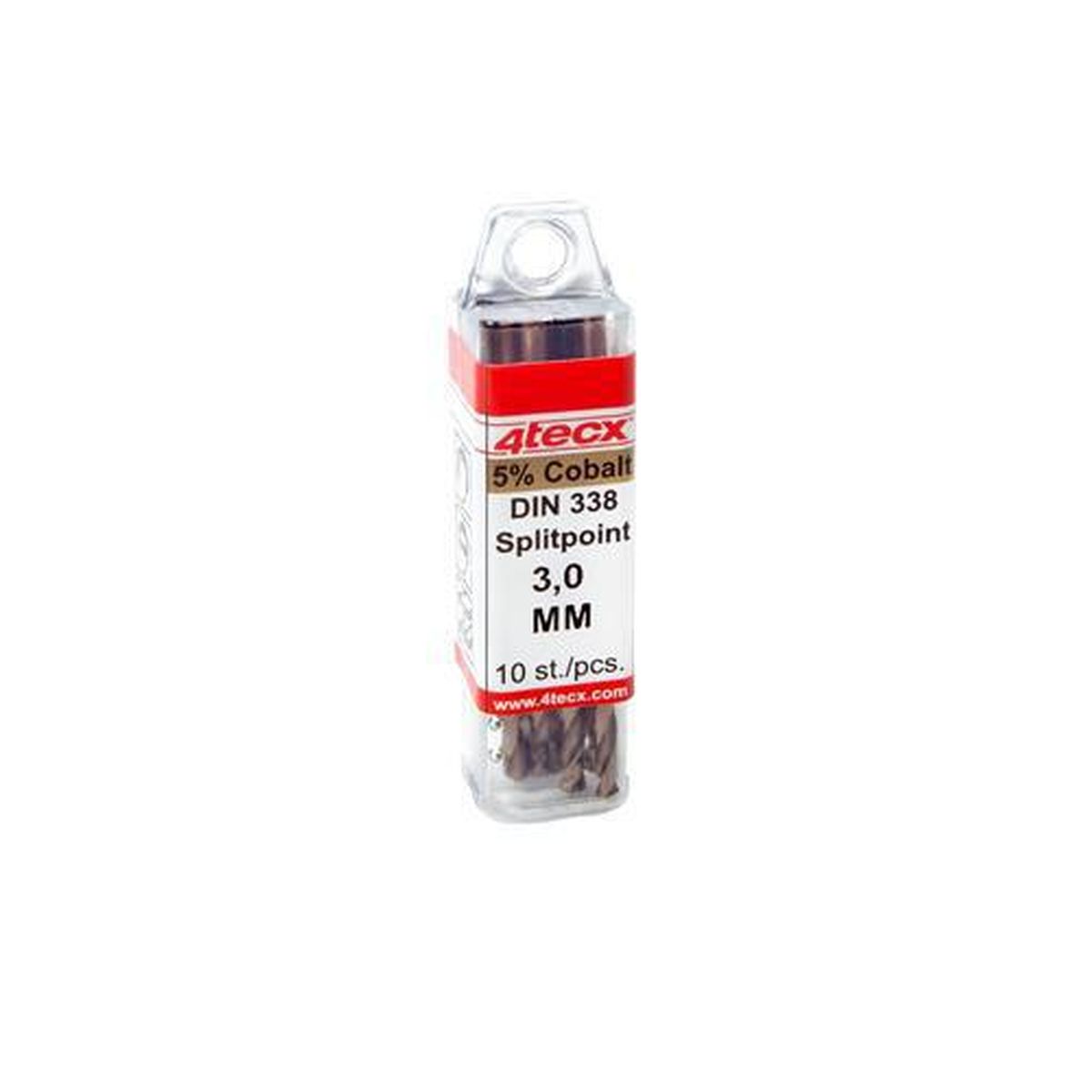 4tecx Metaalboor HSS Cobalt 3mm VE=10 - 4027005783