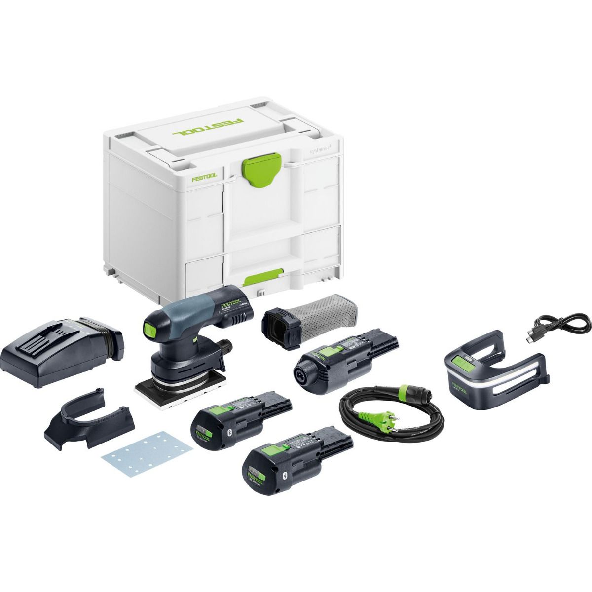 Festool RTSC 400 3,0 I-Set Accu vlakschuurmachine 18V 3.0Ah in Systainer - 578934