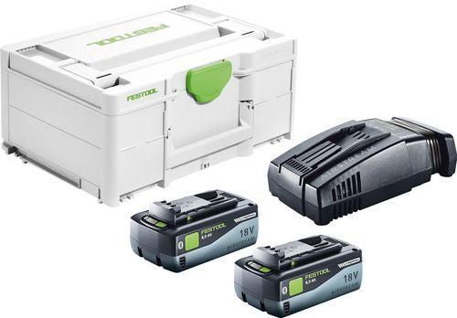 Festool SYS 18V 2x8,0/SCA16 Energie-set 18V in Systainer - 577327