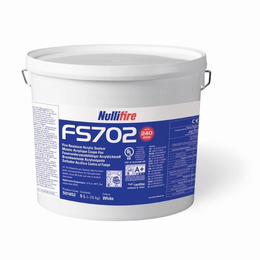 Nullifire FS702 Brandwerende acrylaatpasta 5 L wit
