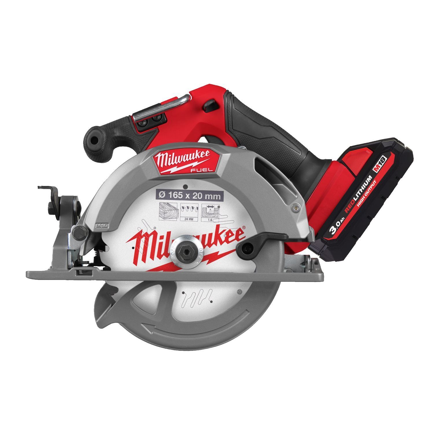 Milwaukee M18 FUEL™ FCS552-302X Accu cirkelzaag 165mm 18V 3.0Ah in HD-Box - 4933493589