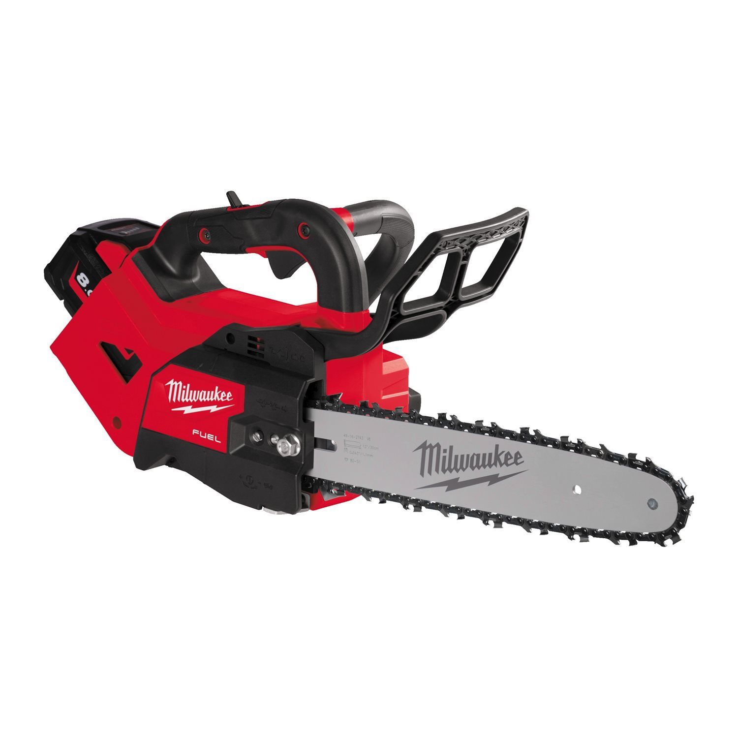 Milwaukee M18 FUEL™ FTHCHS30-802 Accu tophandle kettingzaag 30cm 18V 8.0Ah - 4933499221