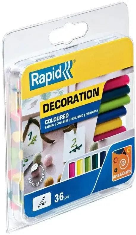 Rapid 7 x 90 mm lijmsticks Gekleurde - 5001426