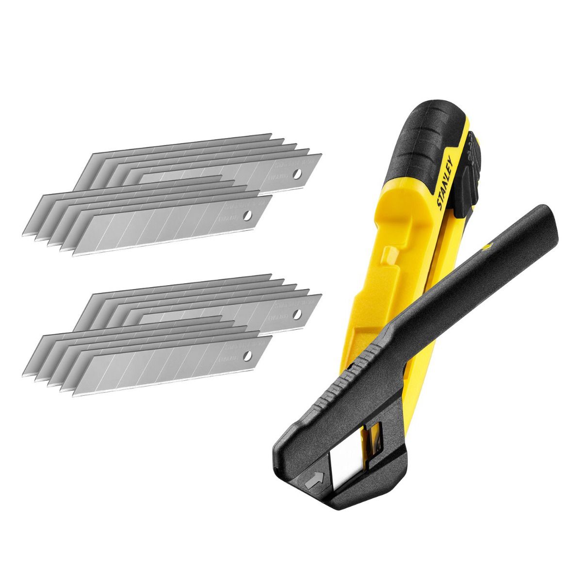 Stanley STHT10501-9 Afbreekmes 18mm QuickSnap + 20 reservemessen