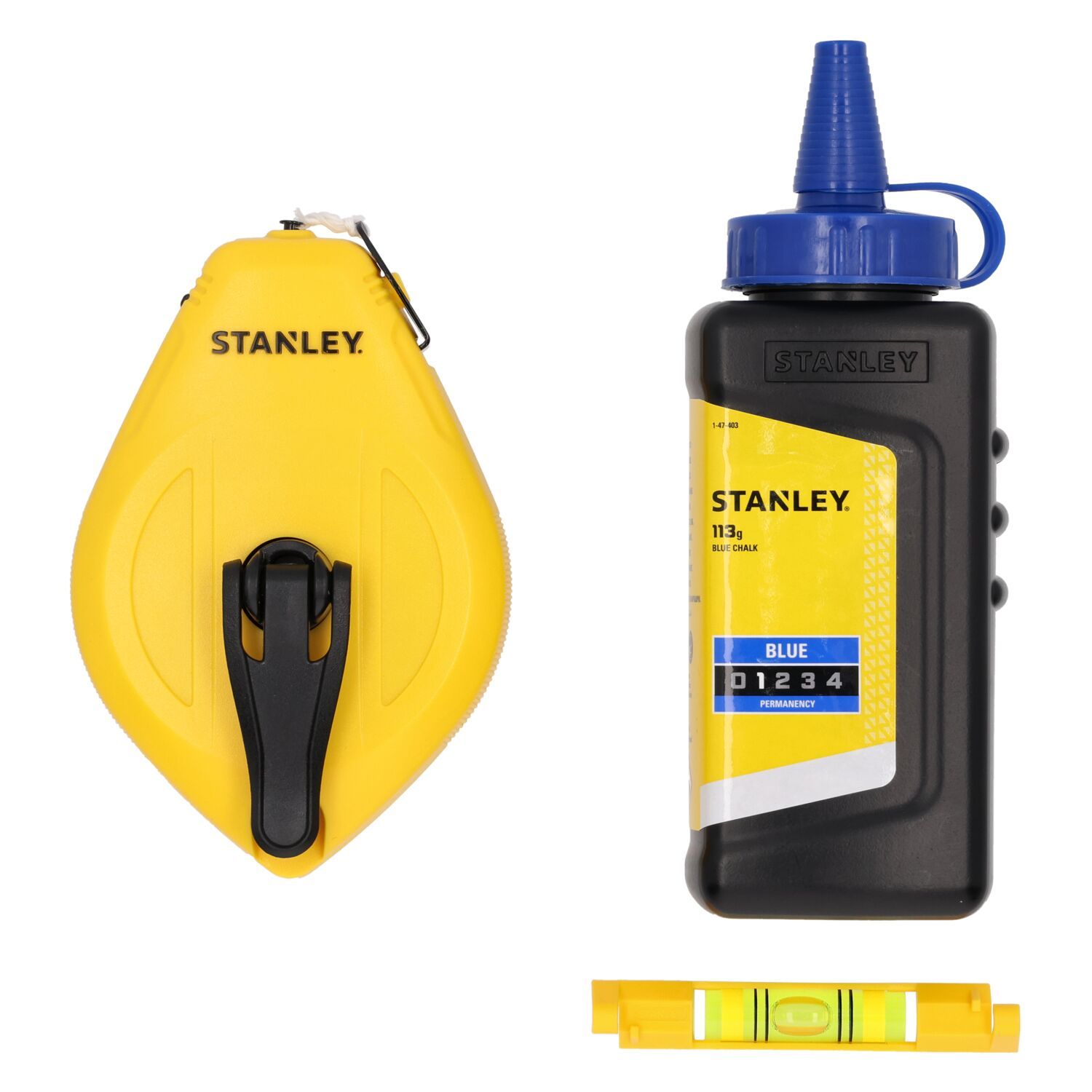 Stanley STHT47113-0 Slaglijnmolenkit (1:1 ABS + blauw + waterpas)