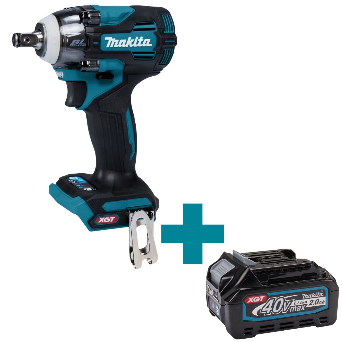 Makita TW004GZ Accu slagmoersleutel 350Nm 1/2" frictiering XGT 40V Max Basic Body