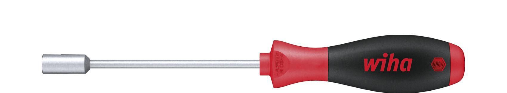 Wiha Schroevendraaier SoftFinish Zeskantdopsleutel met ronde schacht 4.0mm x 125mm - 01018