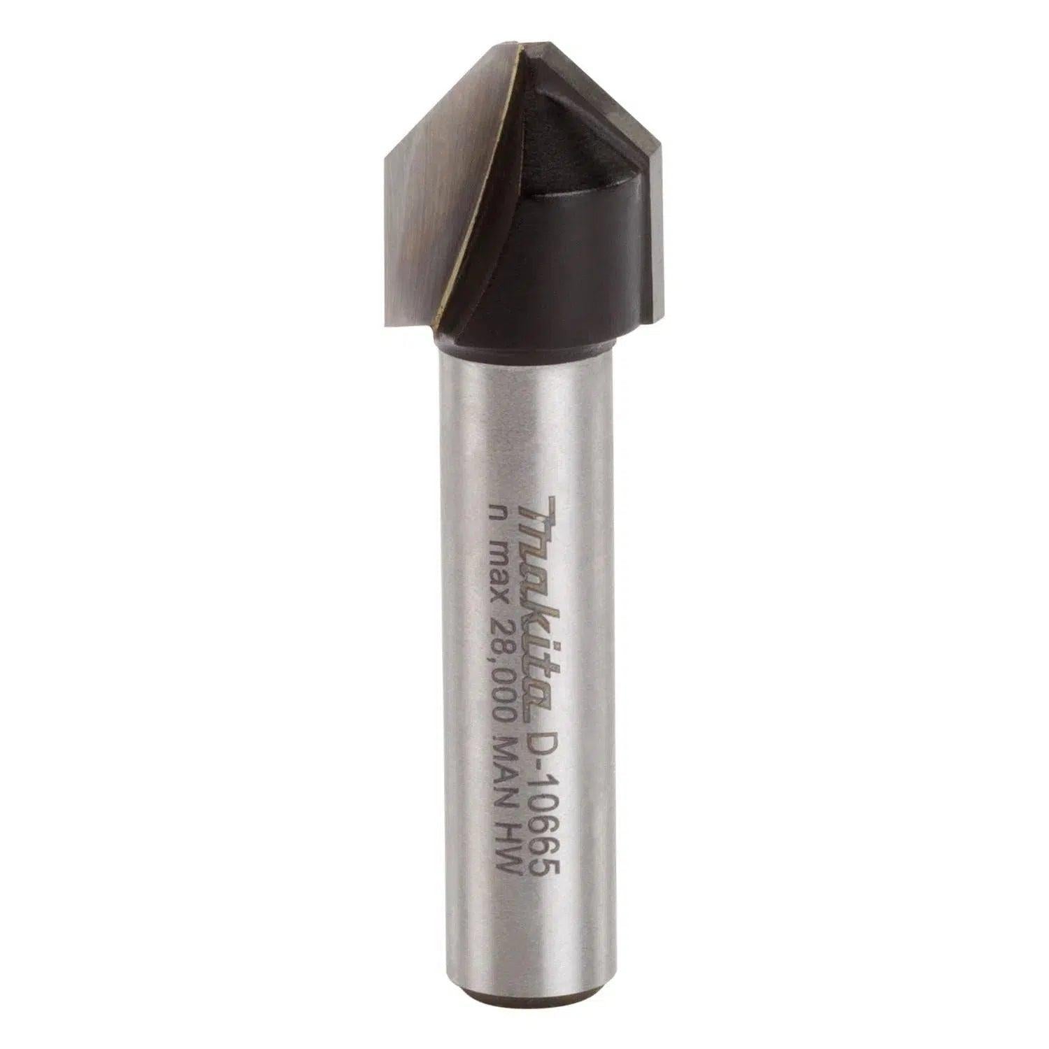 Makita D-10665 Freesbit Afkantfrees 45° S 8mm 12,7x12,7mm
