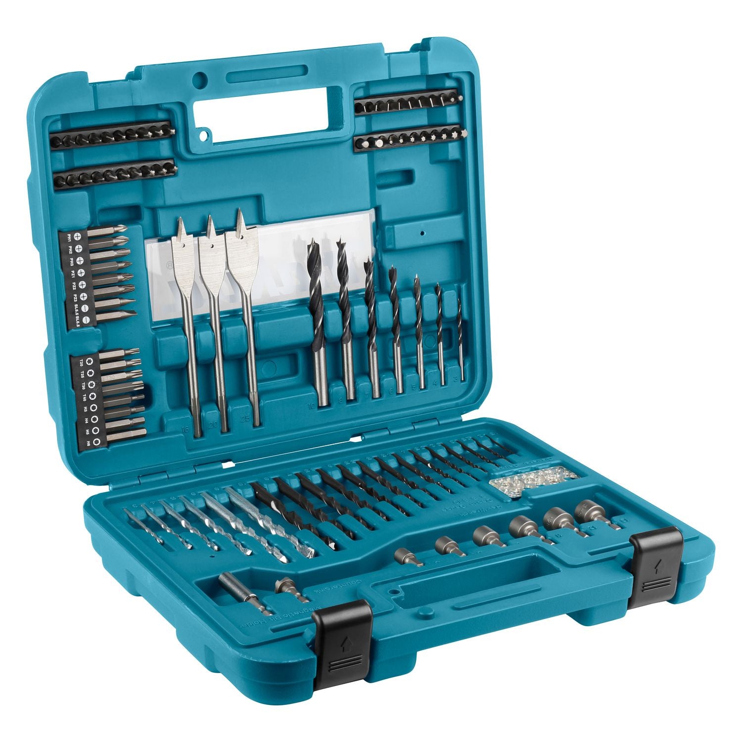 Makita D-47248 Boor- en Schroefbitset 100-delig in koffer