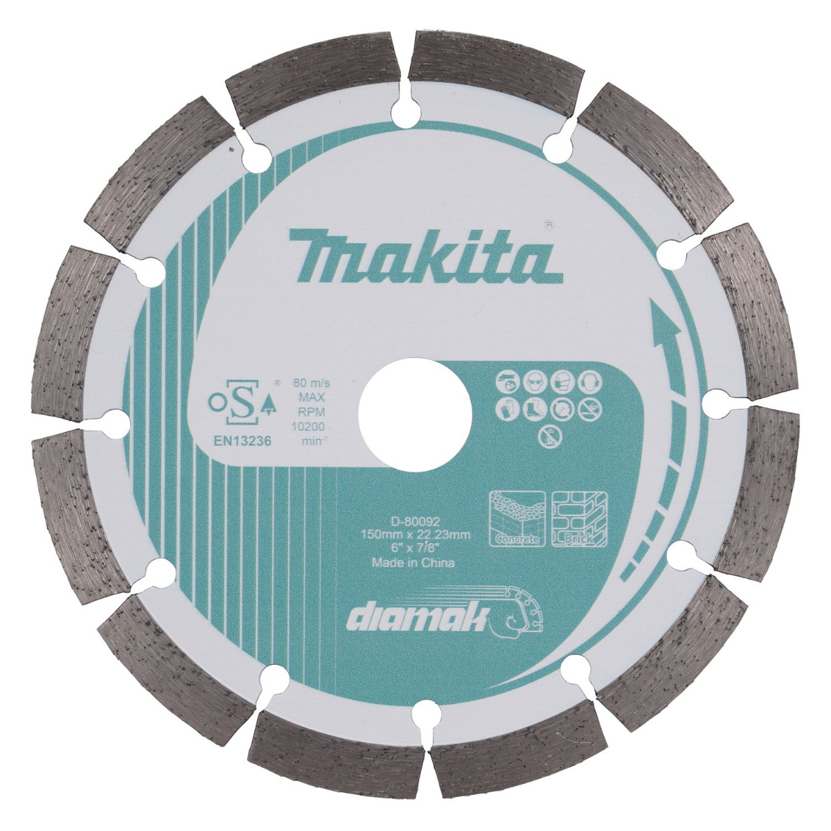 Makita D-80092 Diamantschijf segment 150mm