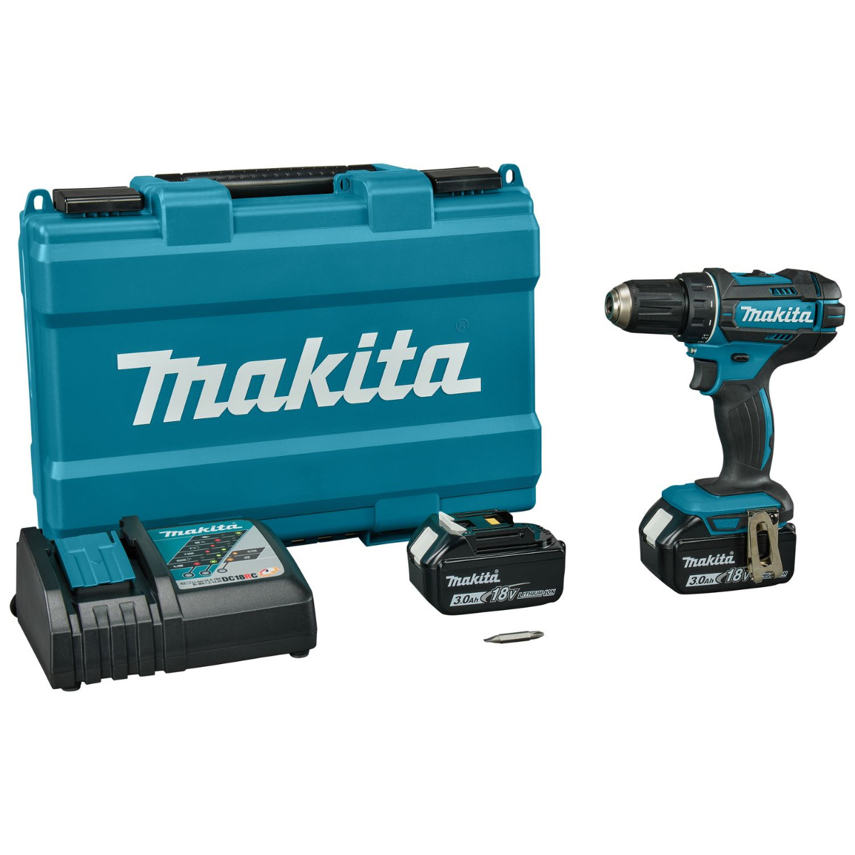 Makita DDF482RFE Accu schroefboormachine 18V 3.0Ah in koffer afbeelding 1