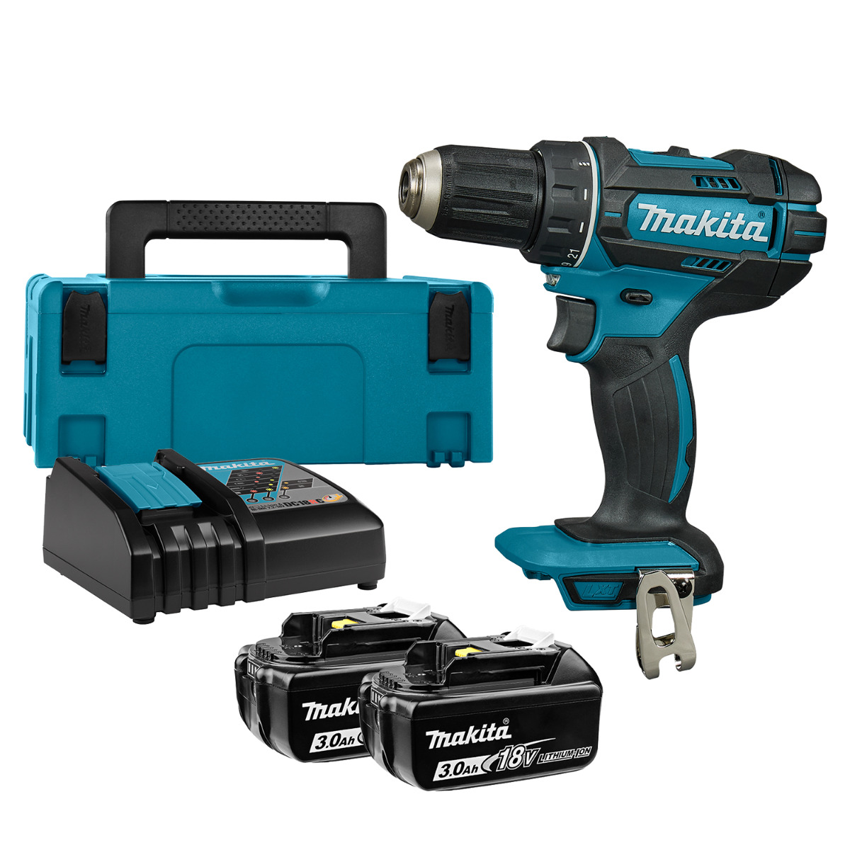 Makita DDF482RFJ Accu Schroefboormachine 18V 3.0Ah in Mbox