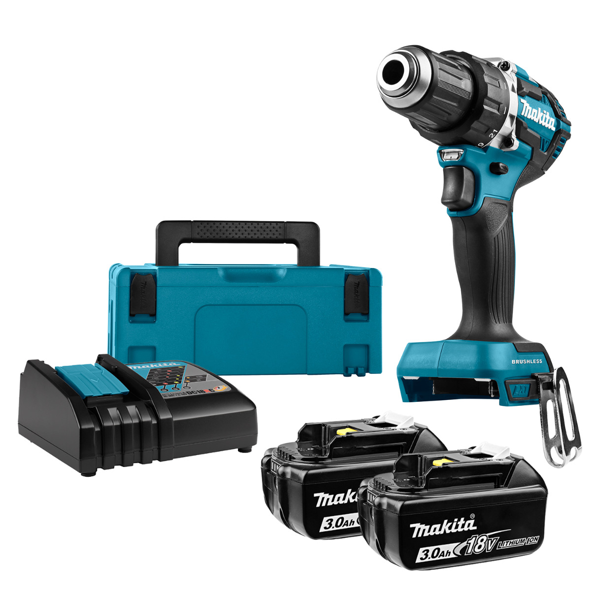 Makita DDF484RFJ Accu schroefboormachine 18V 3.0Ah in Mbox afbeelding 1