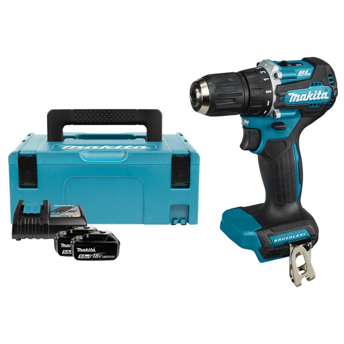 Makita DDF487RTJ Accu Schroefboormachine 18V 5.0Ah in Mbox