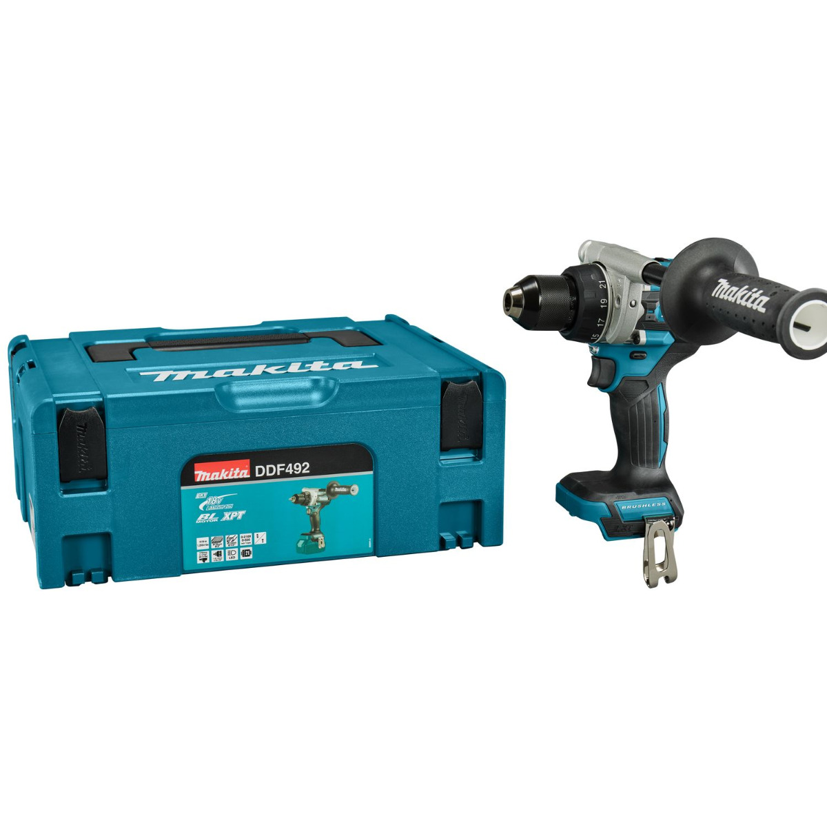 Makita DDF492ZJ Accu schroefboormachine 18V Basic Body in Mbox afbeelding 1