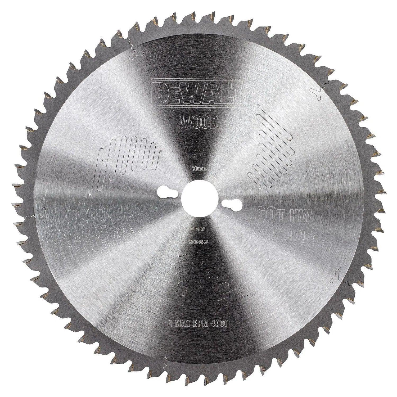 DeWALT Cirkelzaagblad voor Hout | Extreme | Ø 305mm Asgat 30mm 60T - DT4331-QZ