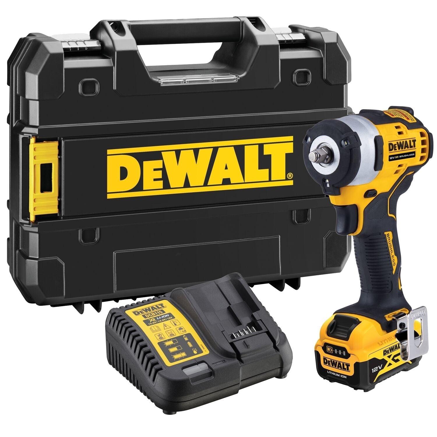 DeWALT DCF903P1 Accu slagmoersleutel 340Nm 3/8" frictiering 12V XR 5.0Ah in TSTAK