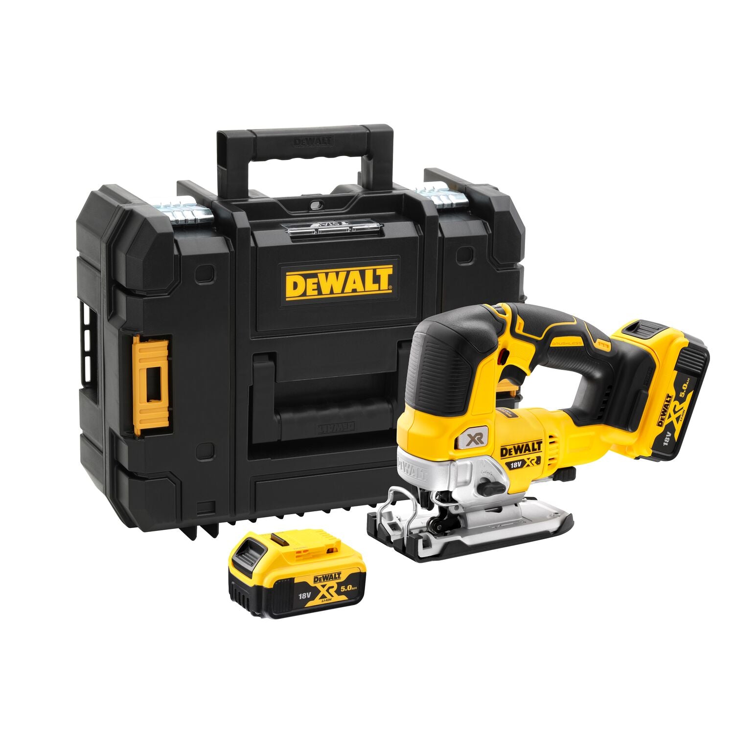 DeWALT DCS334P2 Accu decoupeerzaag 18V XR 5.0Ah in TSTAK