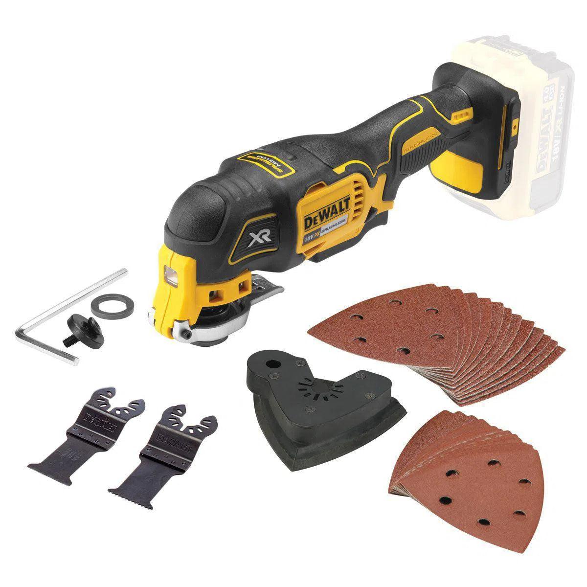 DeWALT DCS355N Accu multitool + accessoires 18V XR Basic Body afbeelding 1