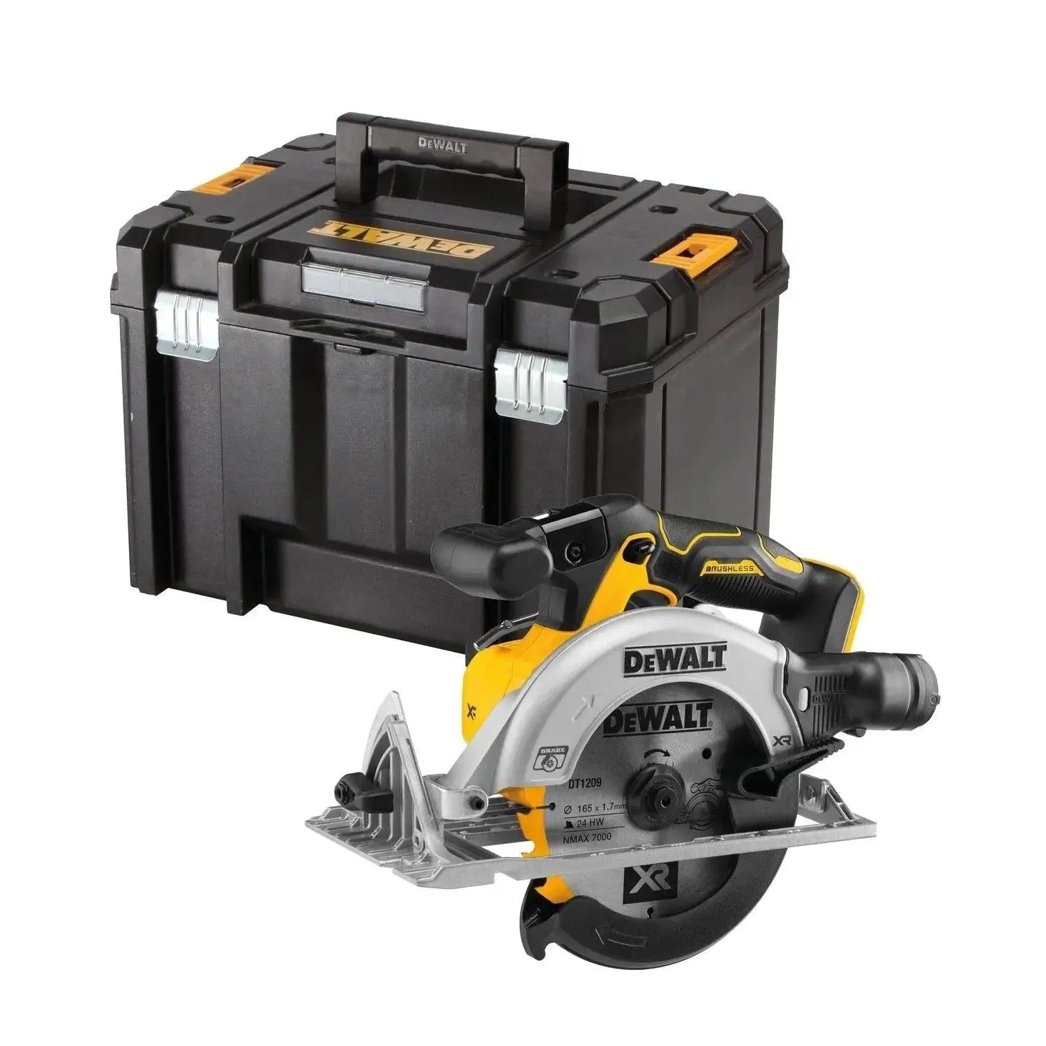 DeWALT DCS565NT Accu cirkelzaag 165mm 18V XR Basic Body in TSTAK afbeelding 1