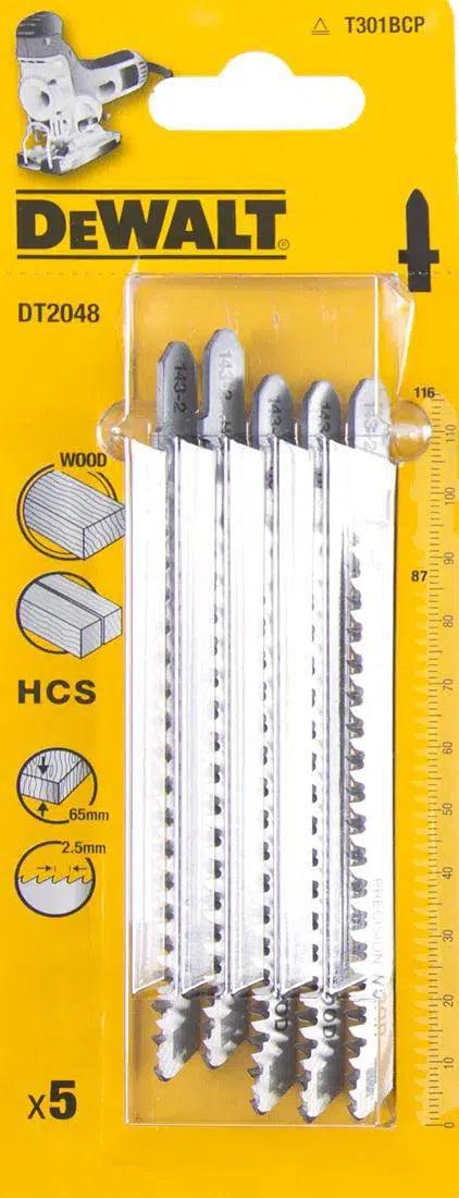 DeWALT DT2048 T 301 BCP Decoupeerzaagblad voor Hout & Laminaat VE=5