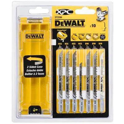 DeWALT DT2296 Decoupeerzaagbladenset Hout 10-delig afbeelding