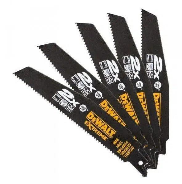 DeWALT DT2301L Reciprozaagblad Toughcoat 2x BIM 152x4.2mm Extra dik 5st afbeelding 1