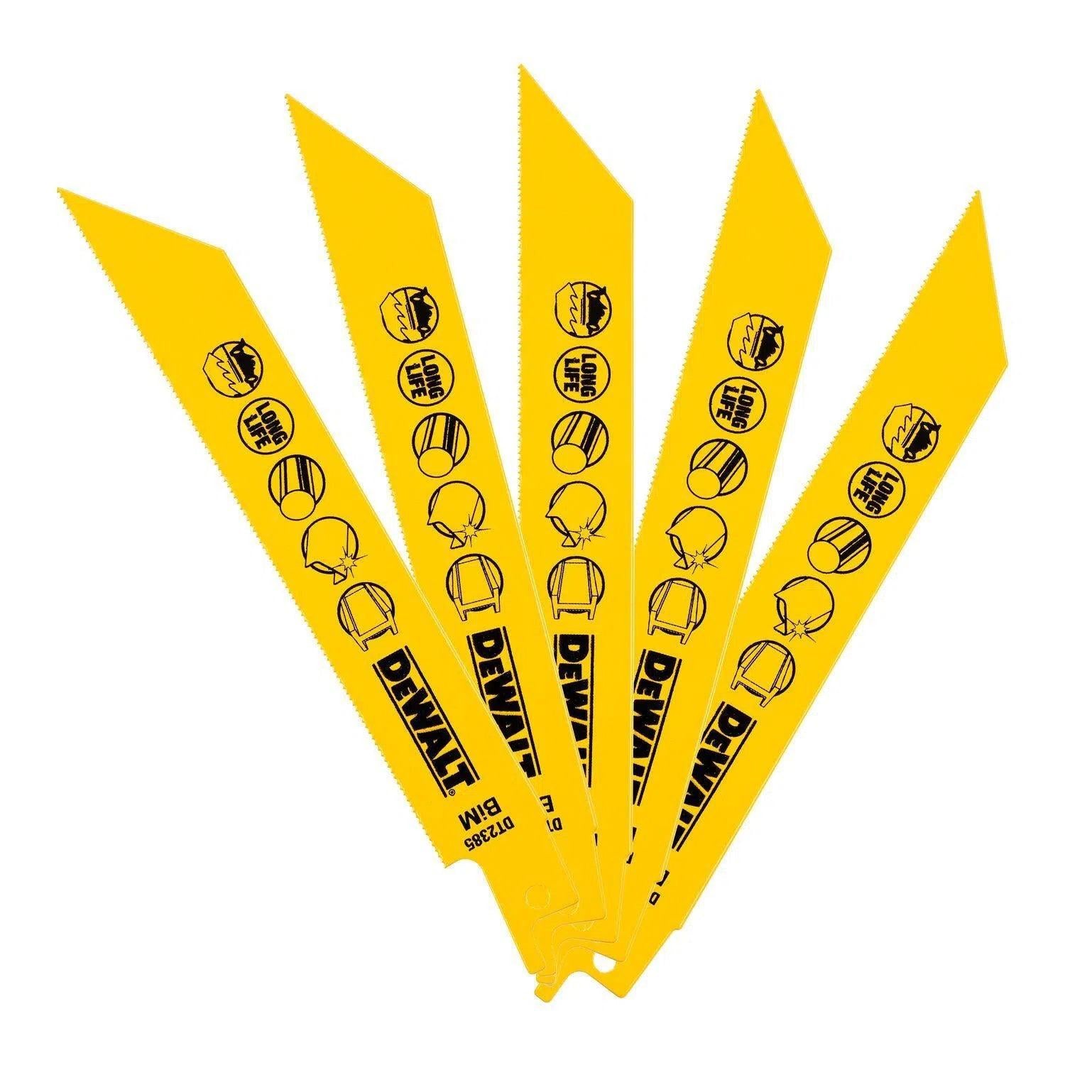 DeWALT DT2385 Reciprozaagblad 152mm