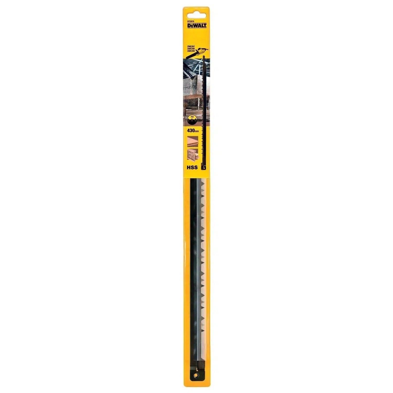 DeWALT DT2978 Alligatorzaagblad HSS 430mm Ruw hout